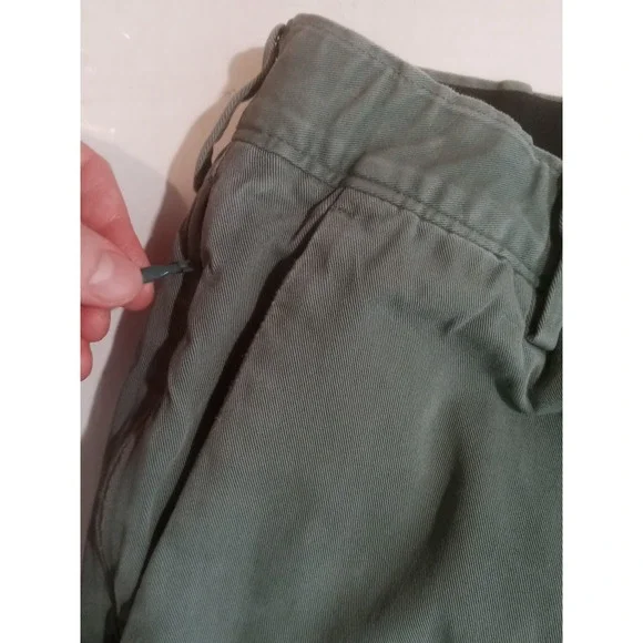 Everlane Performance Traveler Chino CROPPED 29x26 Green. Short Men Elastic Waist - Picture 3 of 16